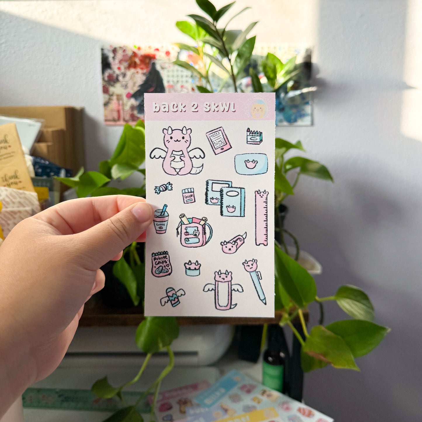 back to school sticker