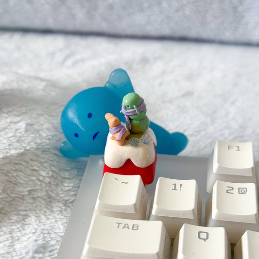 buski snowman artisan keycap