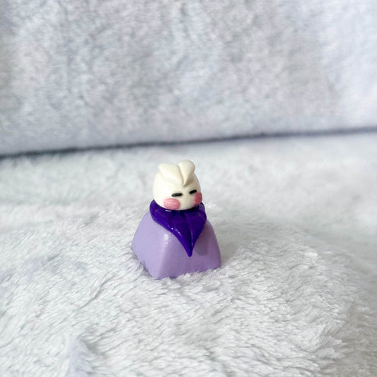 chonky mochi bunny artisan keycap