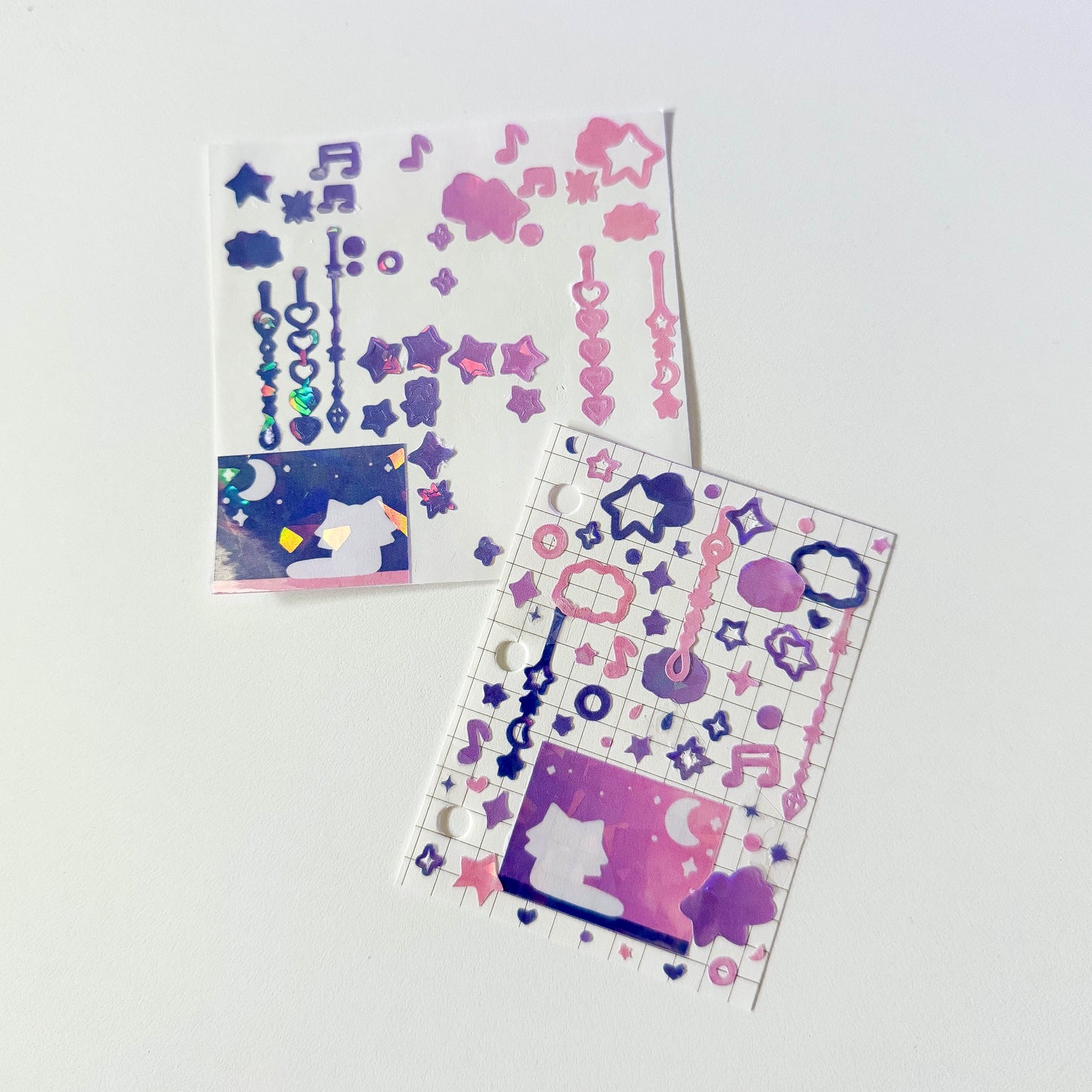 moon watching bubu artisan keycap