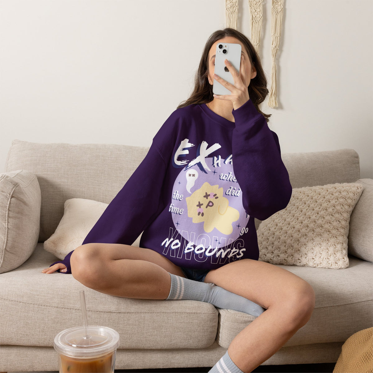 Exhaustion Unisex Crewneck