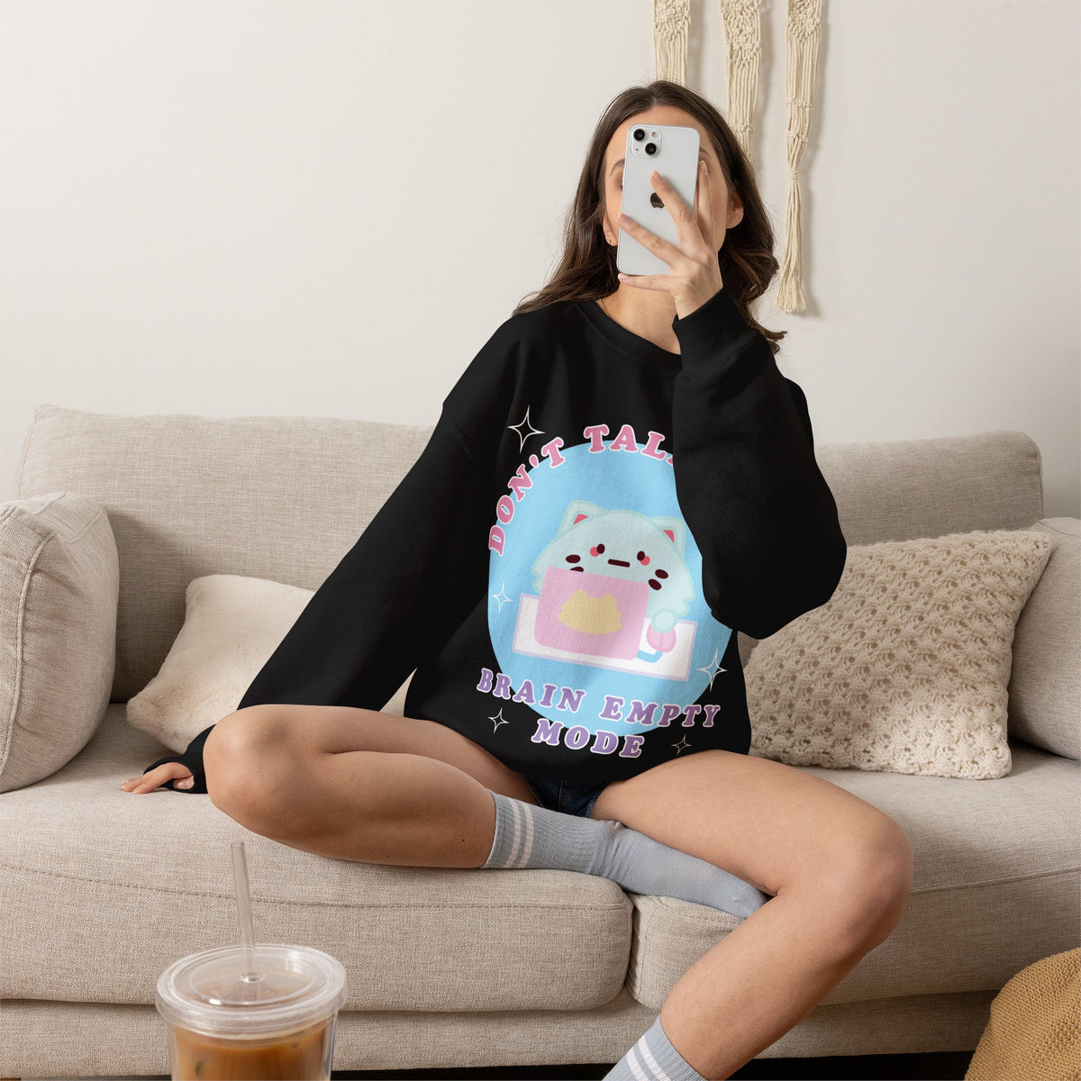 Don't Talk To Me Unisex Crewneck