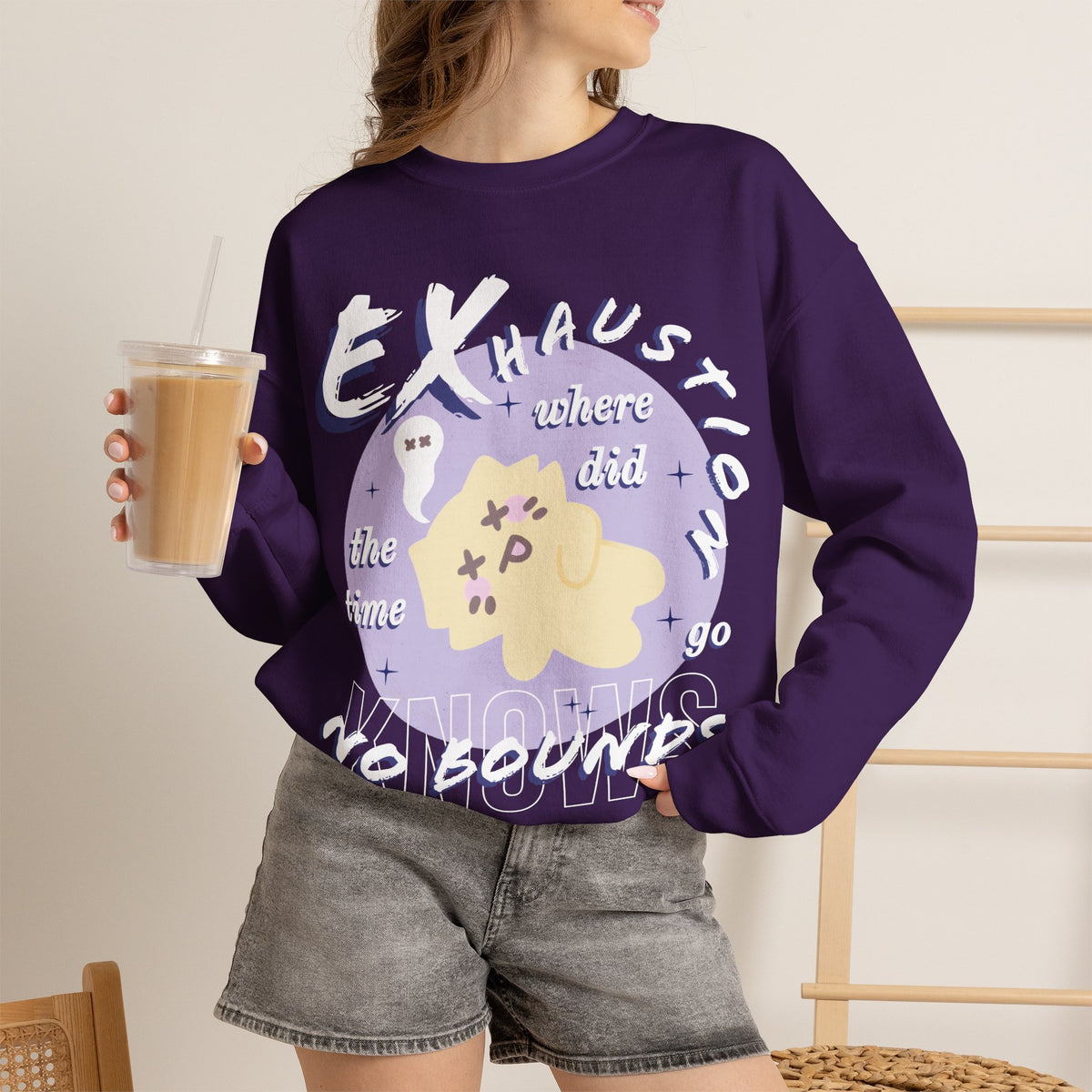 Exhaustion Unisex Crewneck