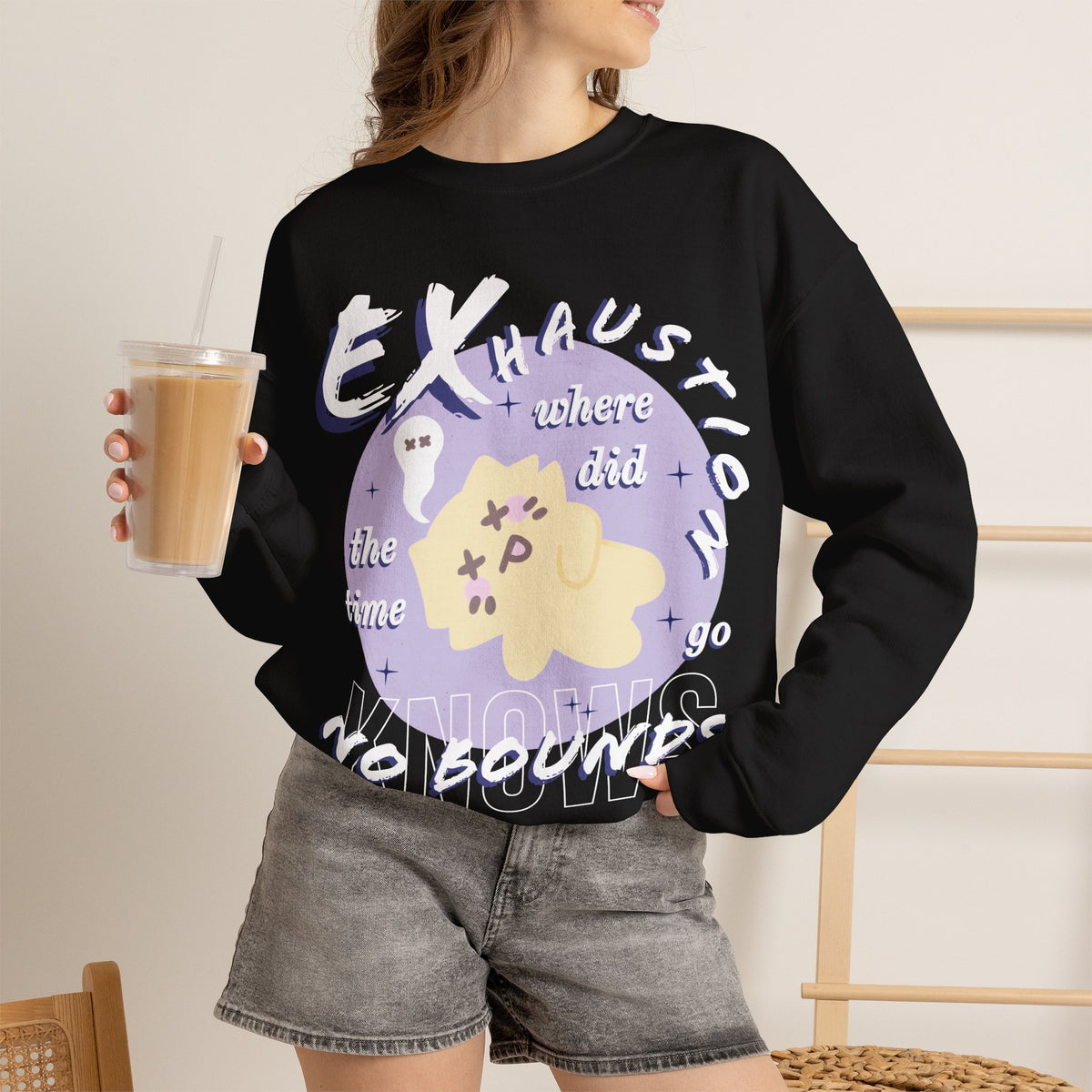 Exhaustion Unisex Crewneck