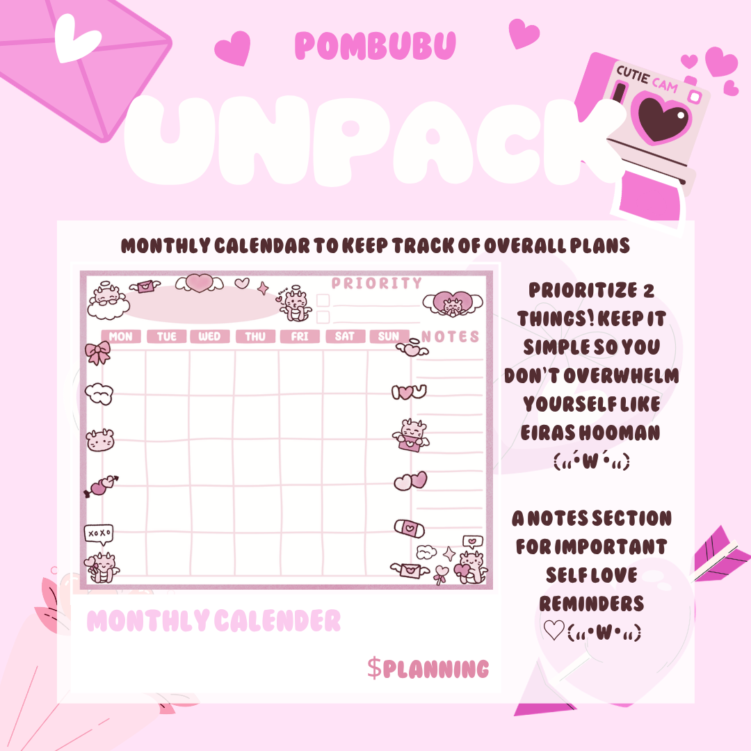 PRINTABLE Love Theme Planning DIGITAL Bundle