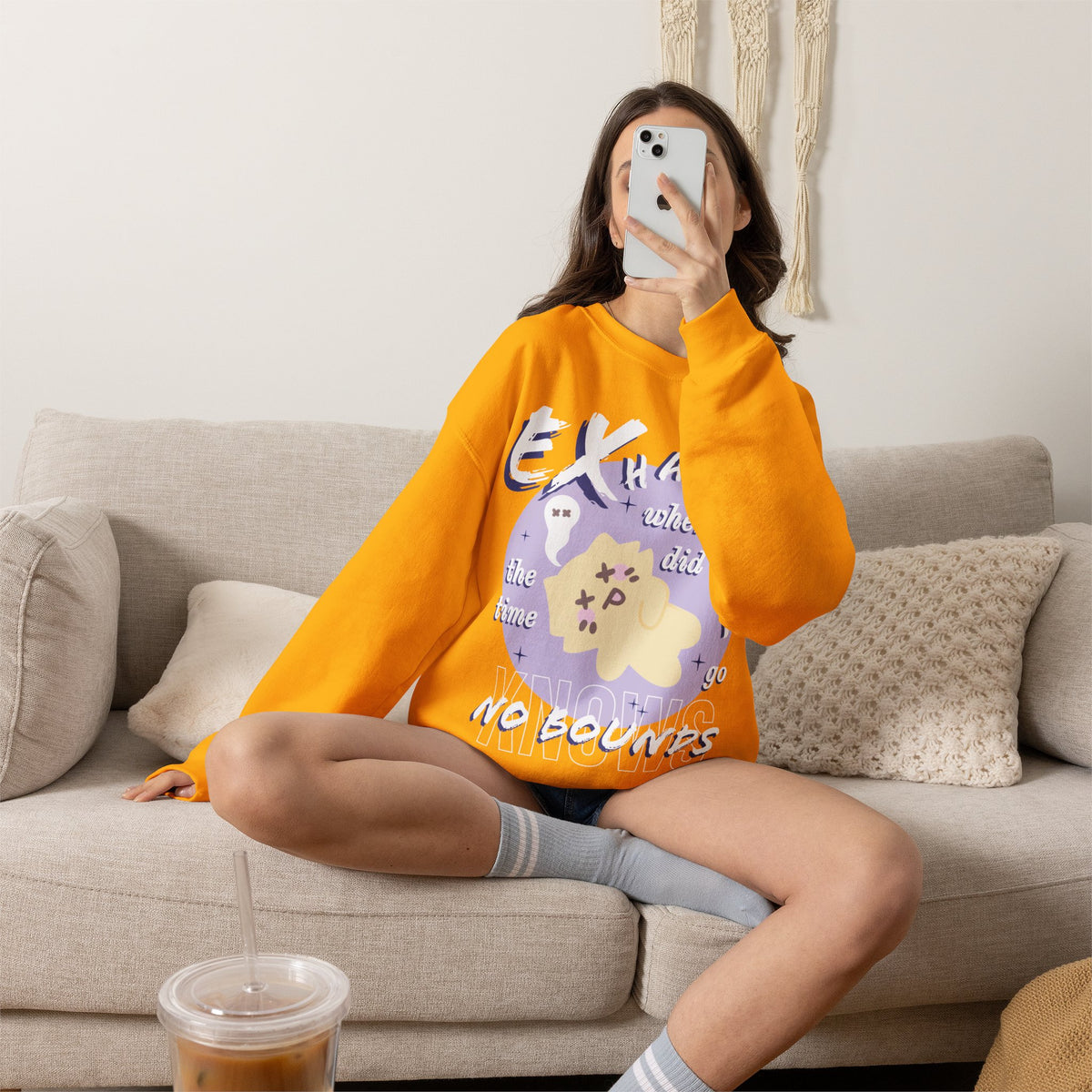 Exhaustion Unisex Crewneck