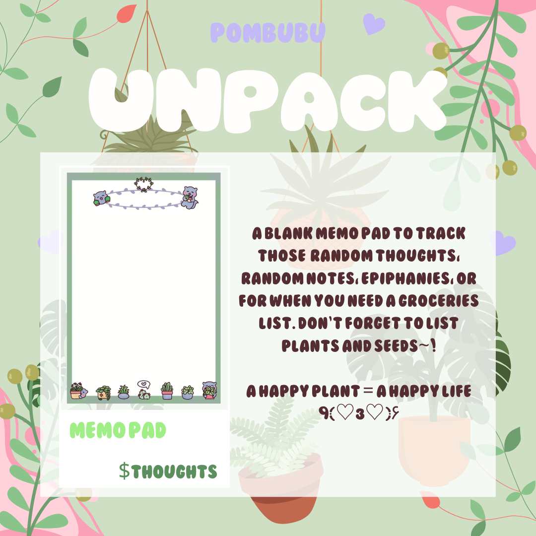 PRINTABLE Plant Theme Planning DIGITAL Bundle