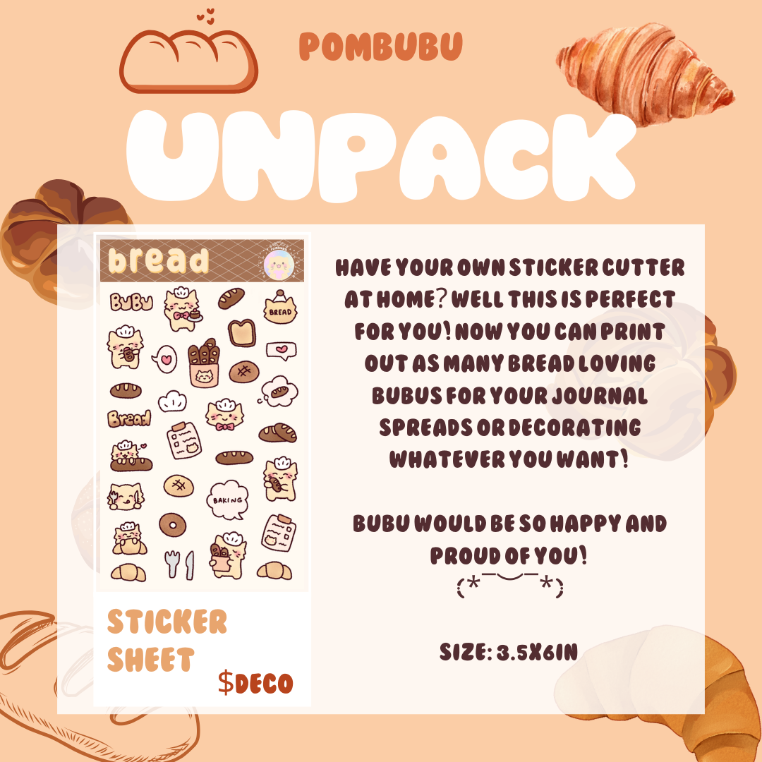 PRINTABLE Bread Theme Planning DIGITAL Bundle