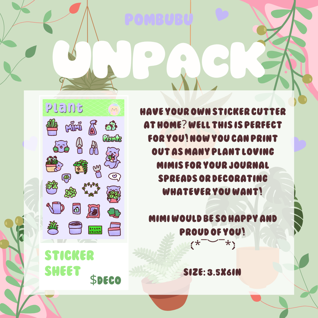 PRINTABLE Plant Theme Planning DIGITAL Bundle
