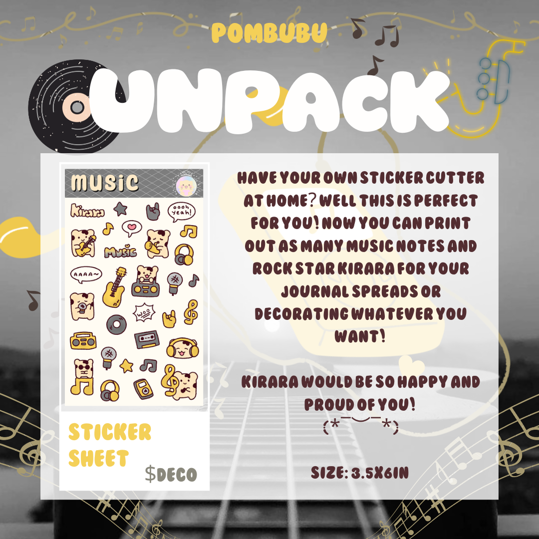 PRINTABLE Music Theme Planning DIGITAL Bundle
