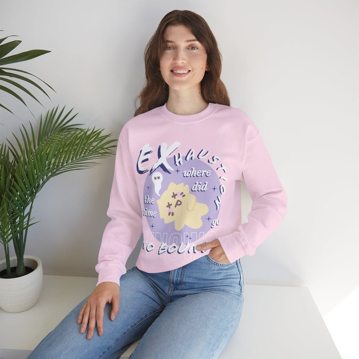 Exhaustion Unisex Crewneck
