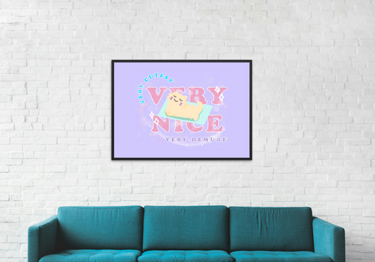 very demure bubu DIGITAL ART PRINT