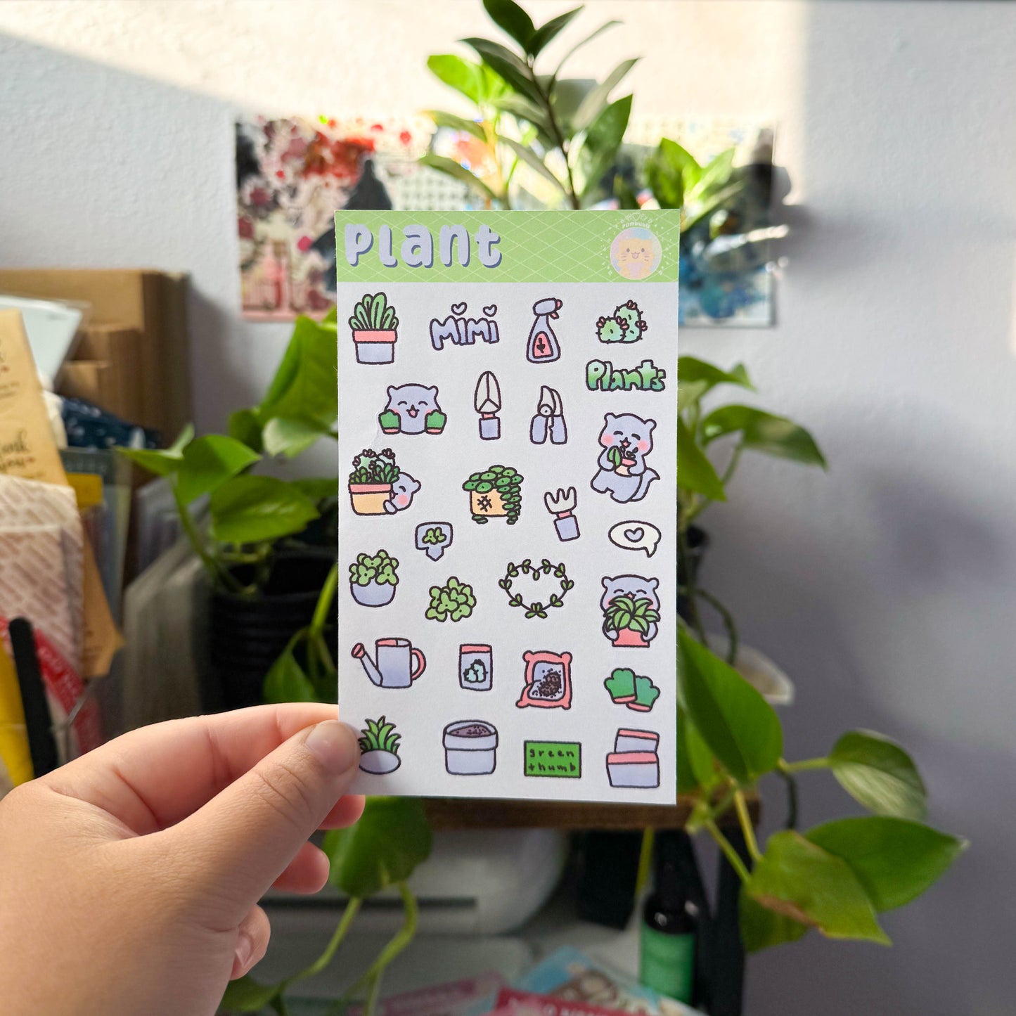 plant mimi sticker
