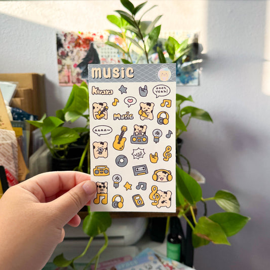 muzik lover sticker