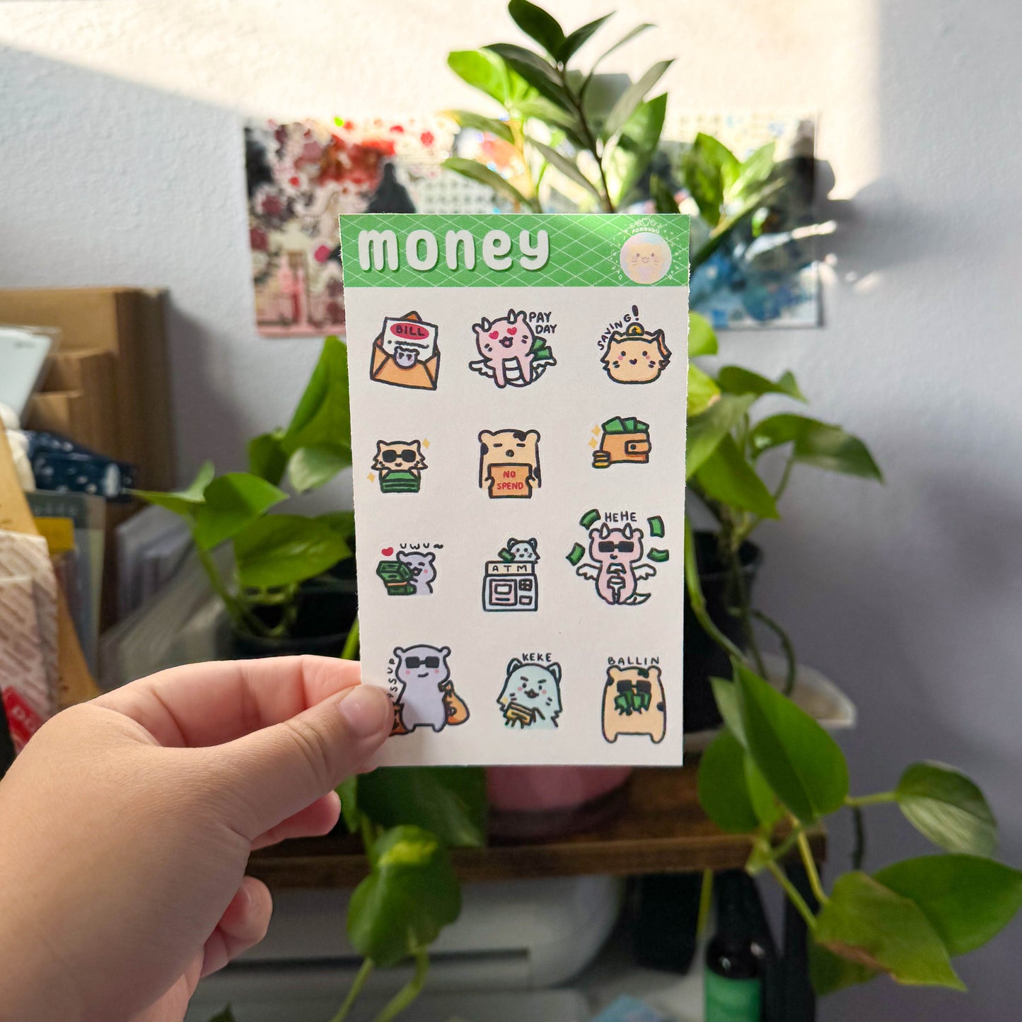finances planner sticker