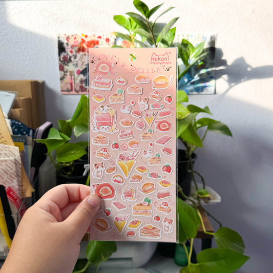 cat sticker sheet