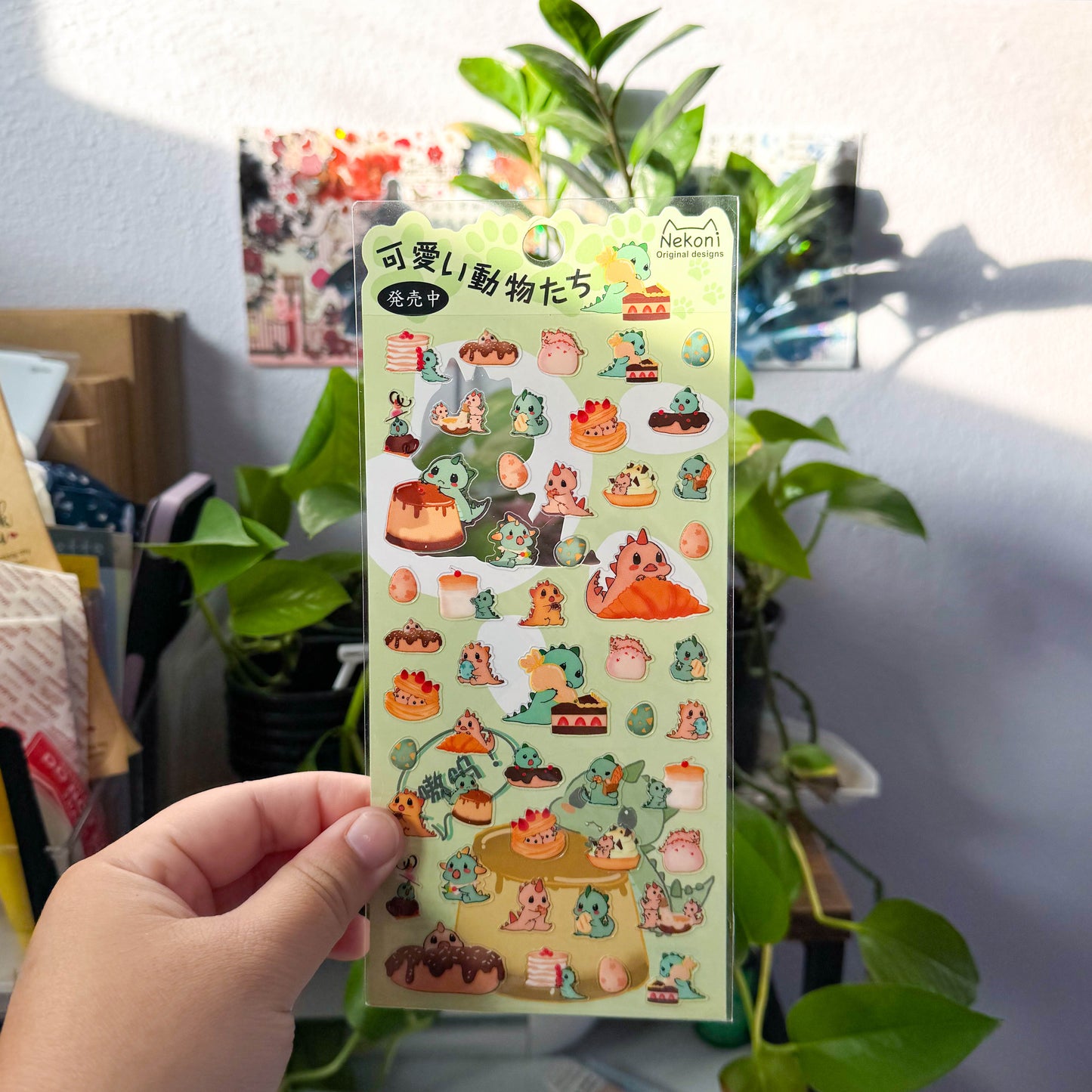 dino sticker sheet