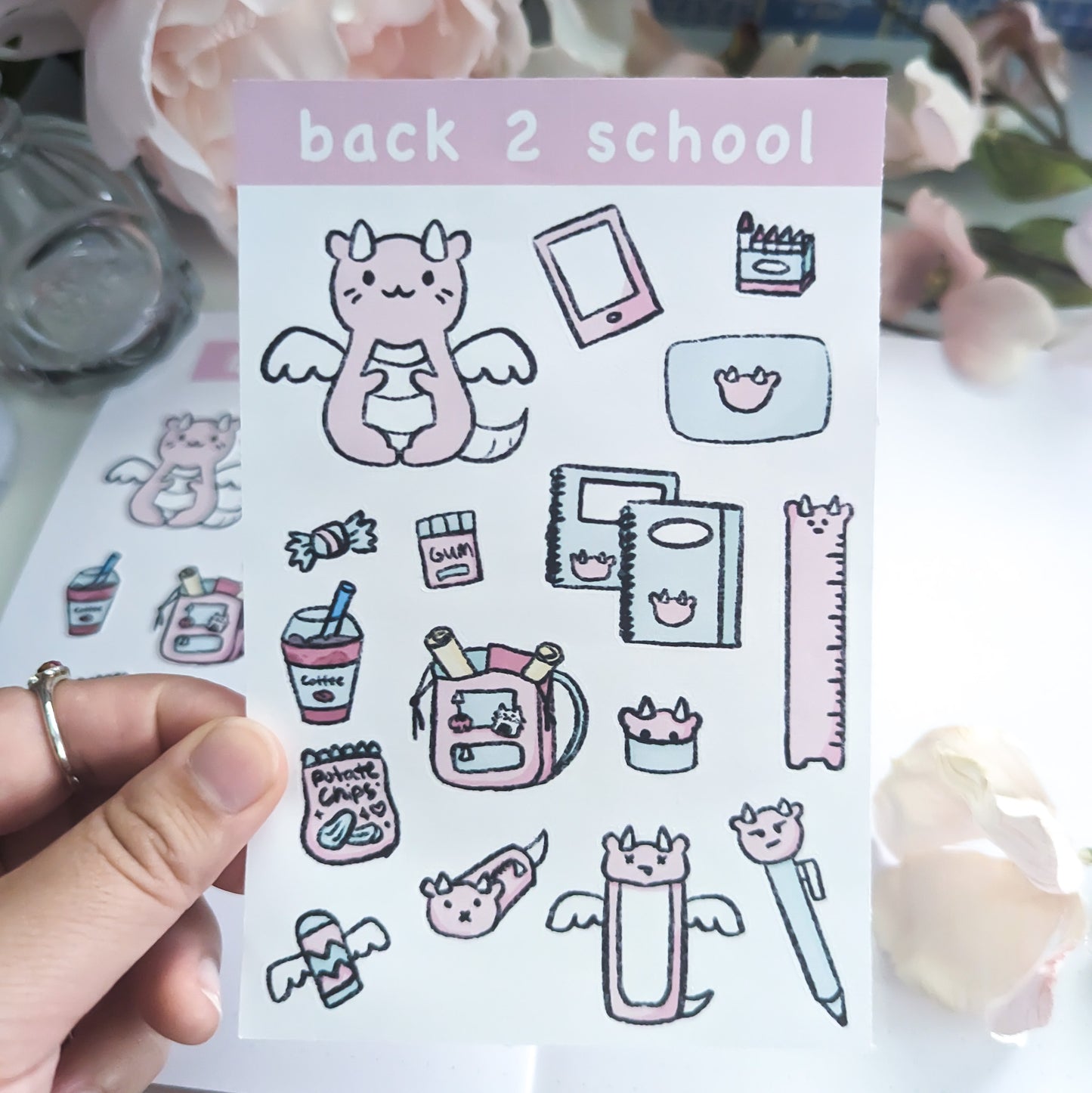 back to school sticker