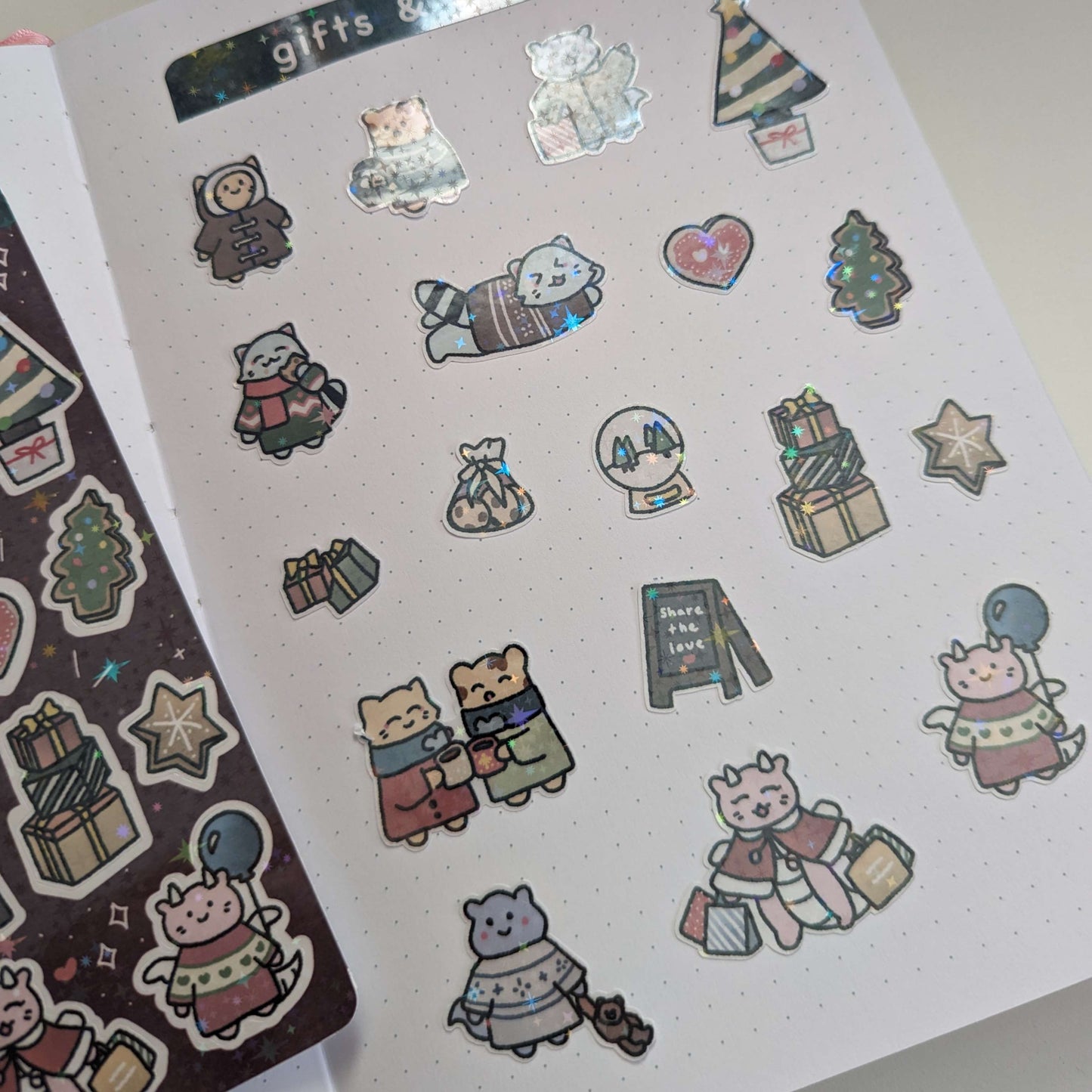 gifts and sweets sticker sheet