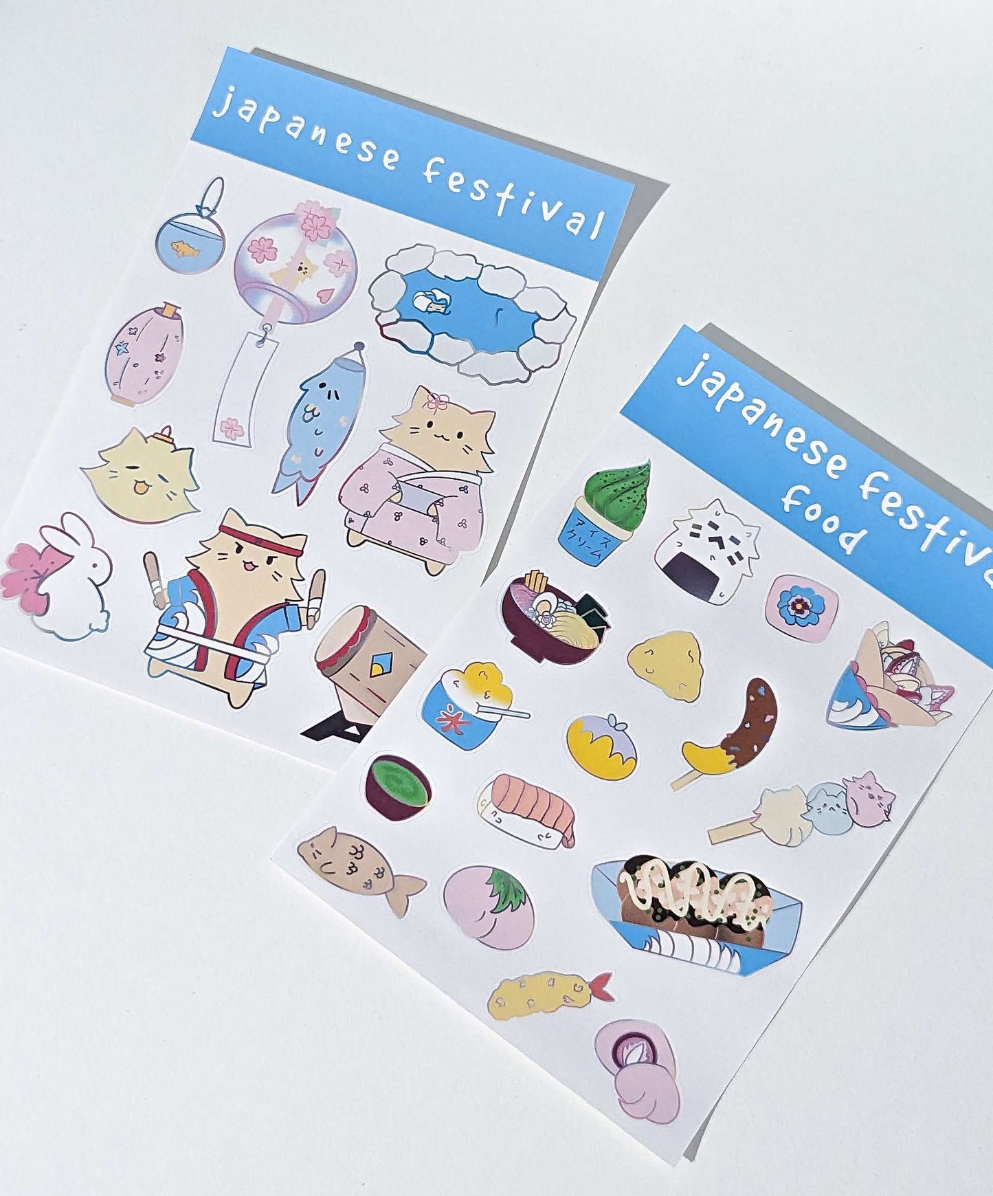 japanese festival stickers