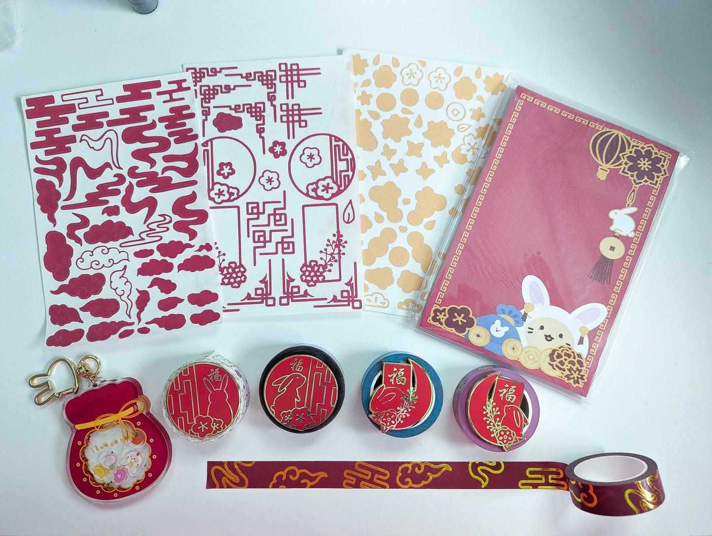 chinese new year memo pad