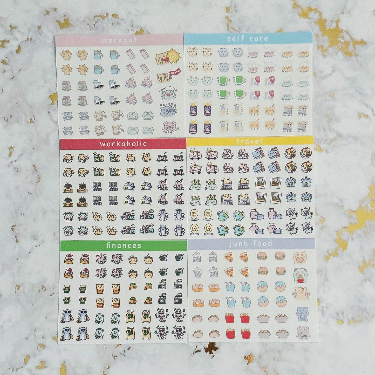 MINI planner sticker set