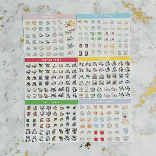 MINI planner sticker set