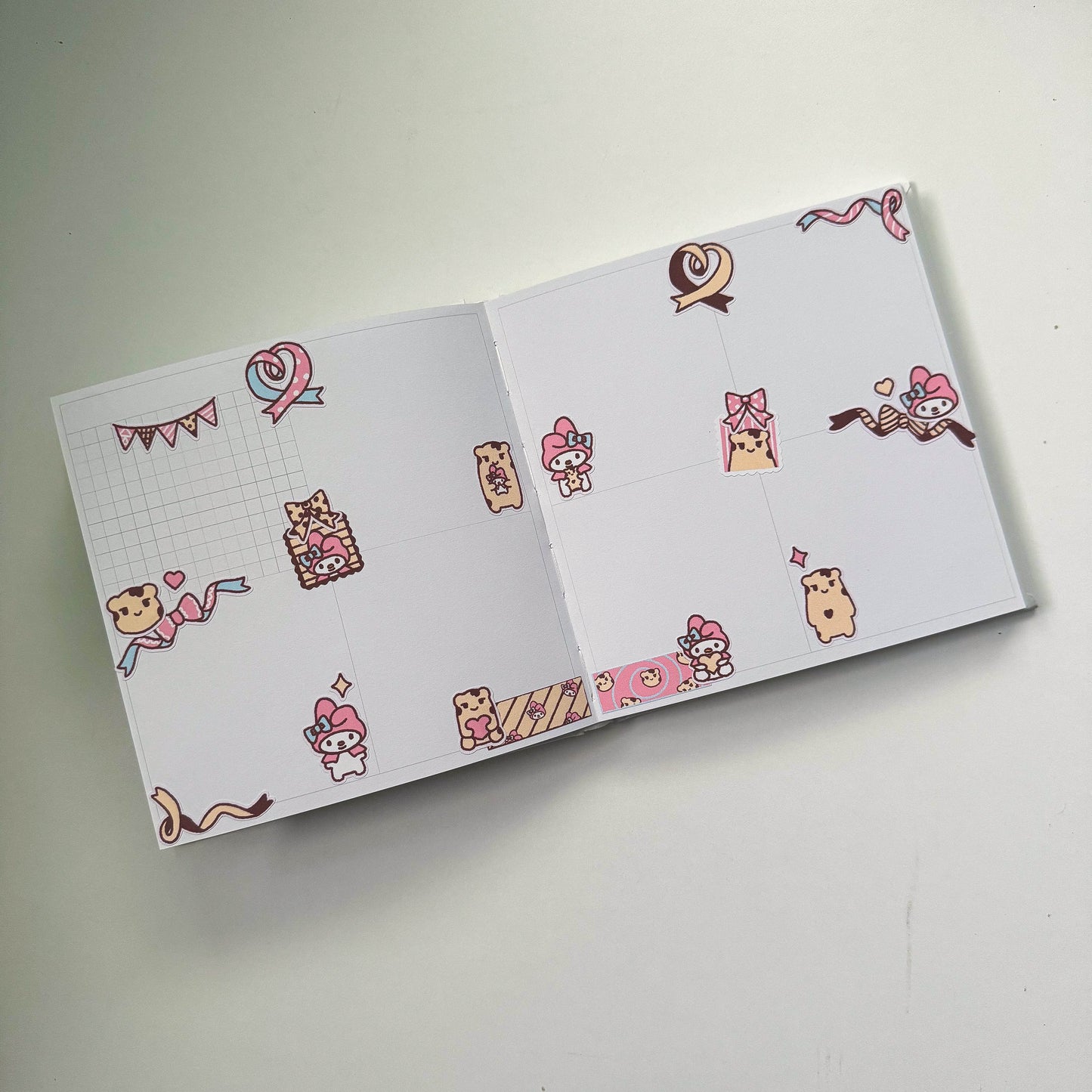 sanrio x pombubu sticker sheet