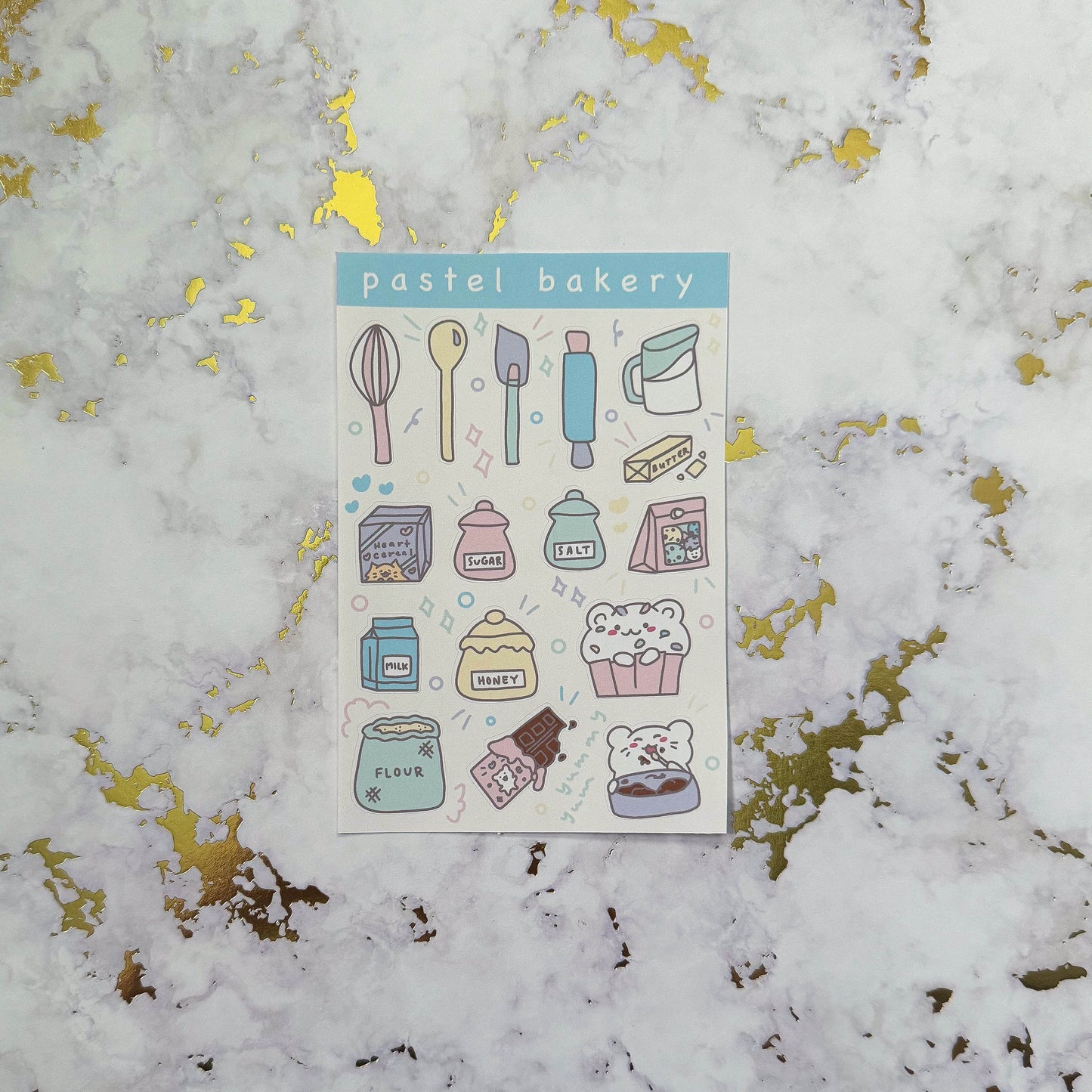 MINI bakery sticker set