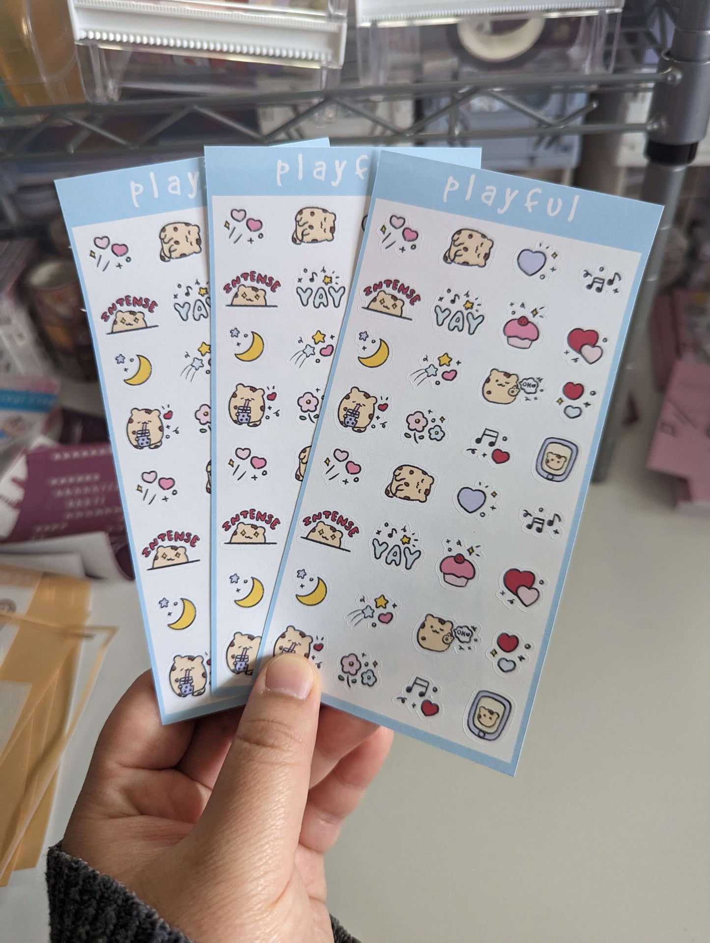 playful kilala sticker sheet