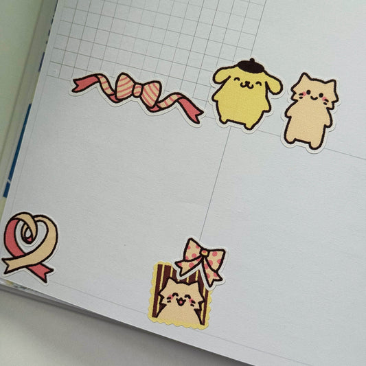 MINI sanrio x pombubu sticker set