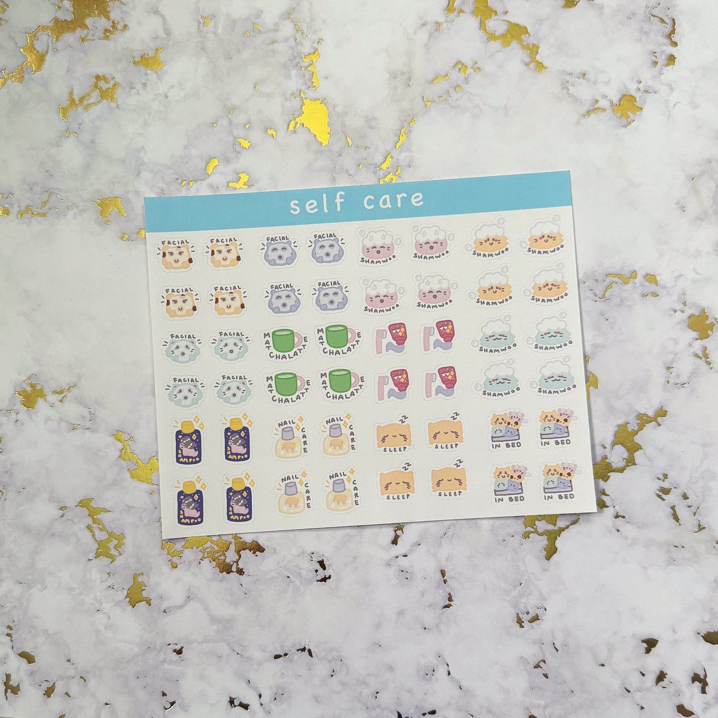 self care planner sticker