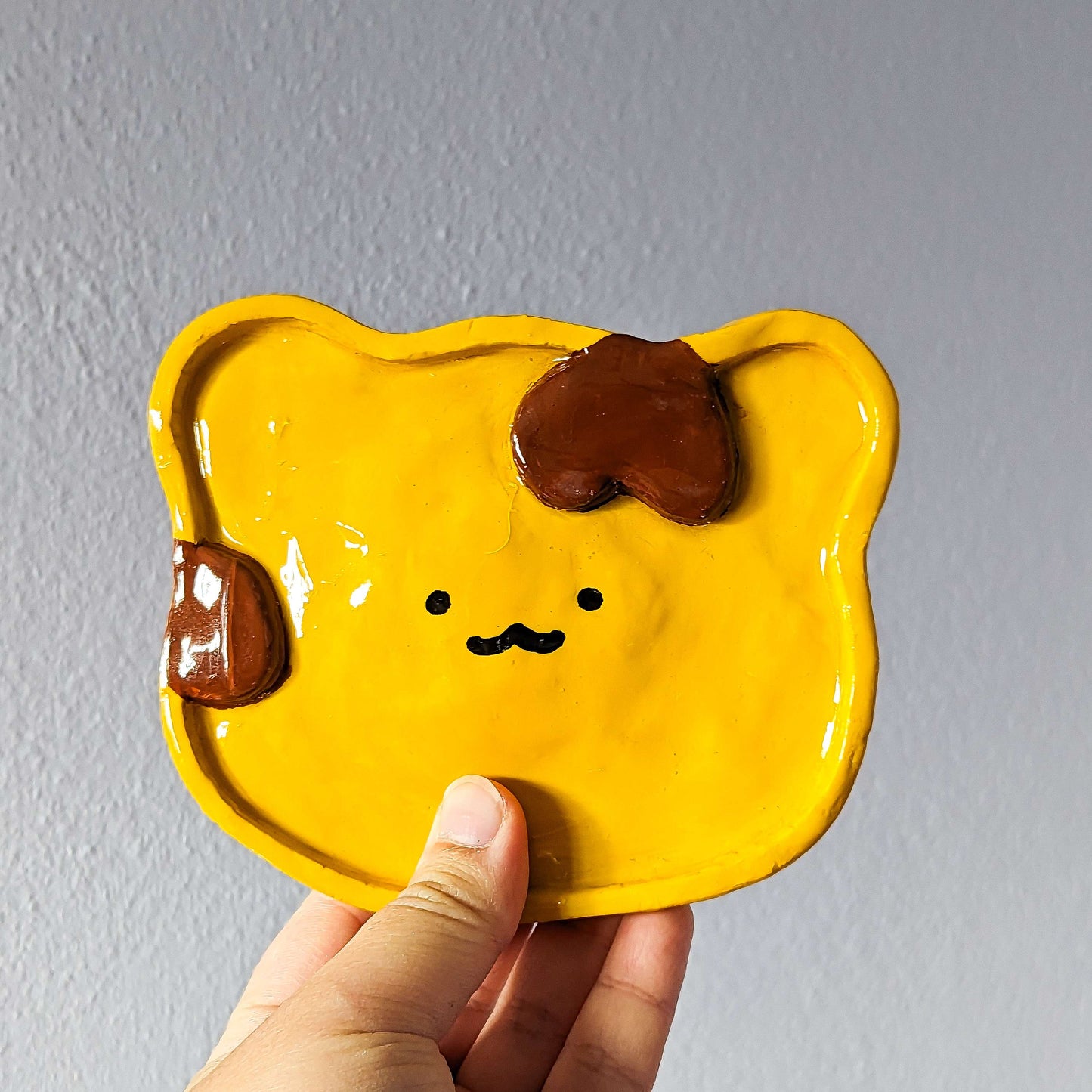 cute handmade character trinket tray