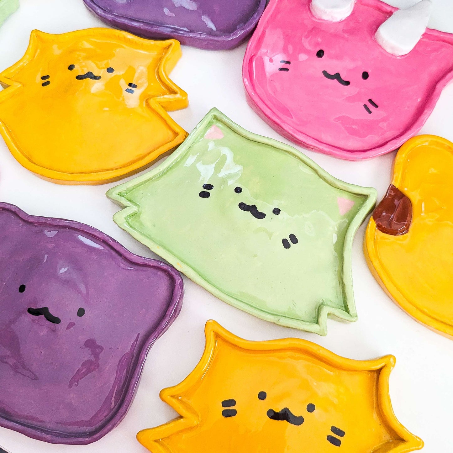 cute handmade character trinket tray