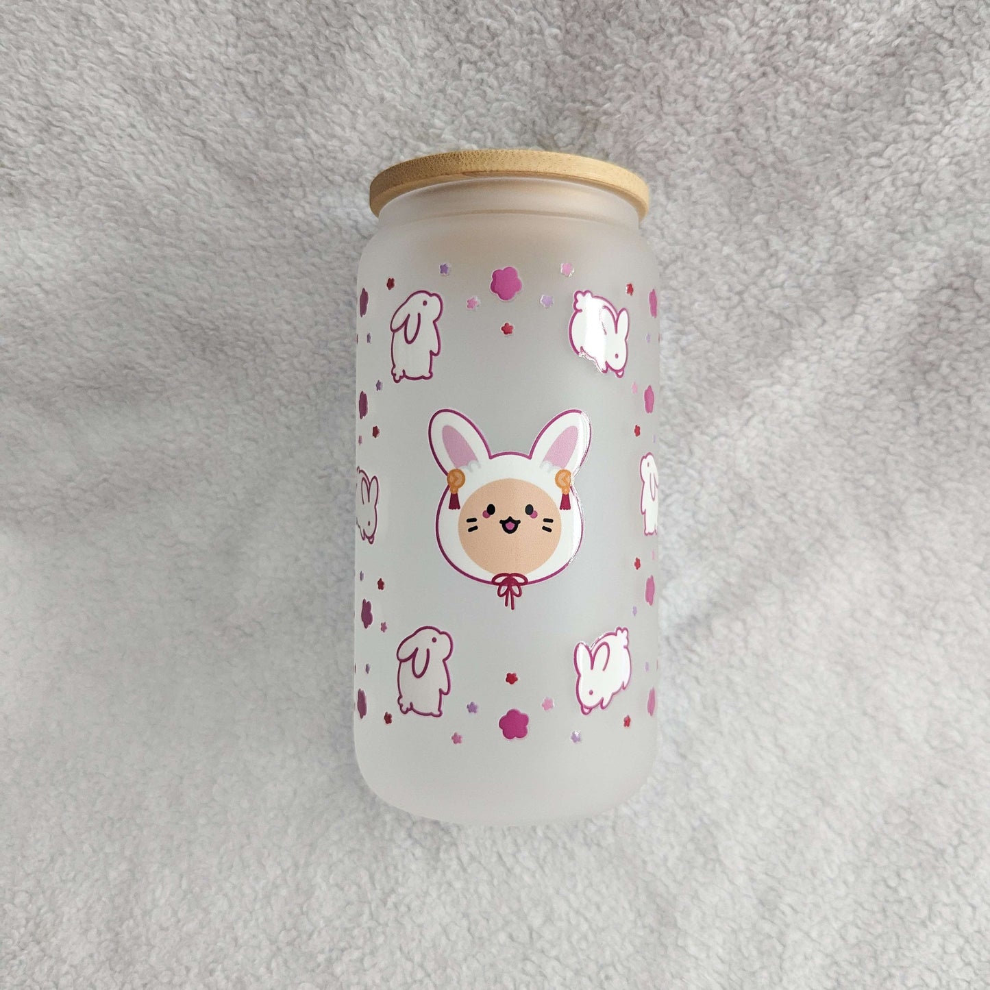 sakura bunny 16 oz cup