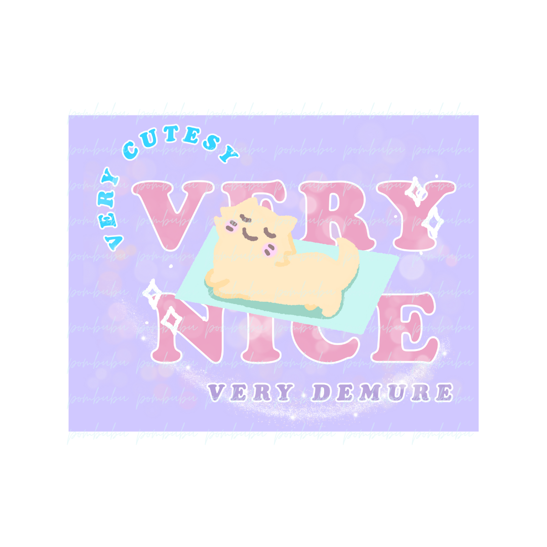 very demure bubu DIGITAL ART PRINT