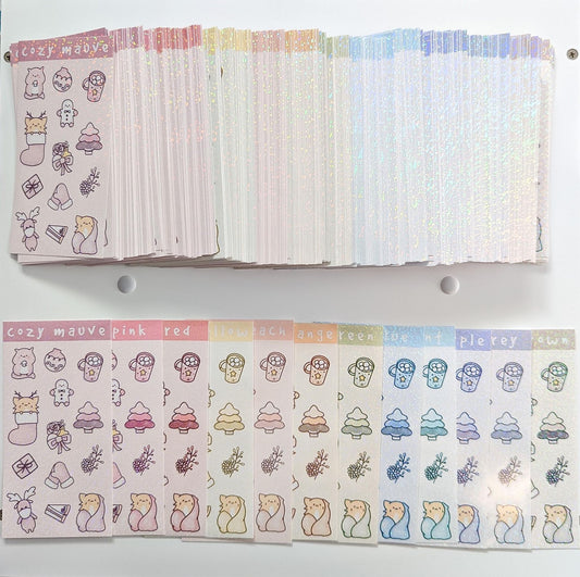 MINI cozy sticker sheets