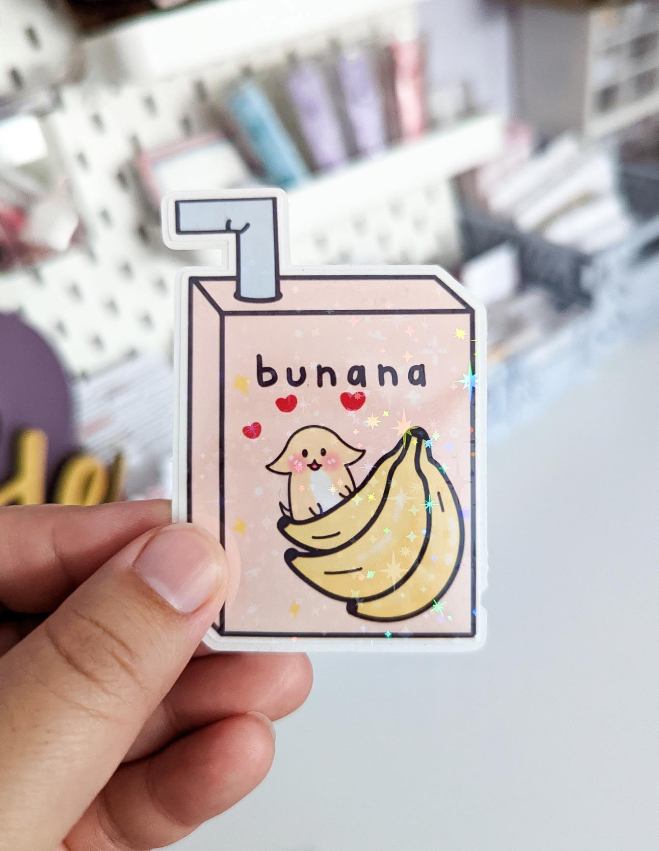 holo juice box vinyl sticker