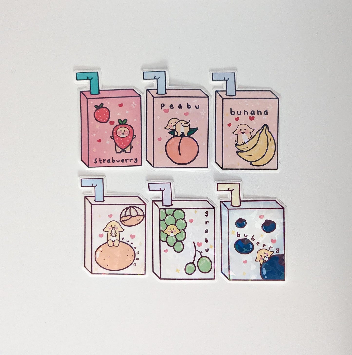 holo juice box vinyl sticker