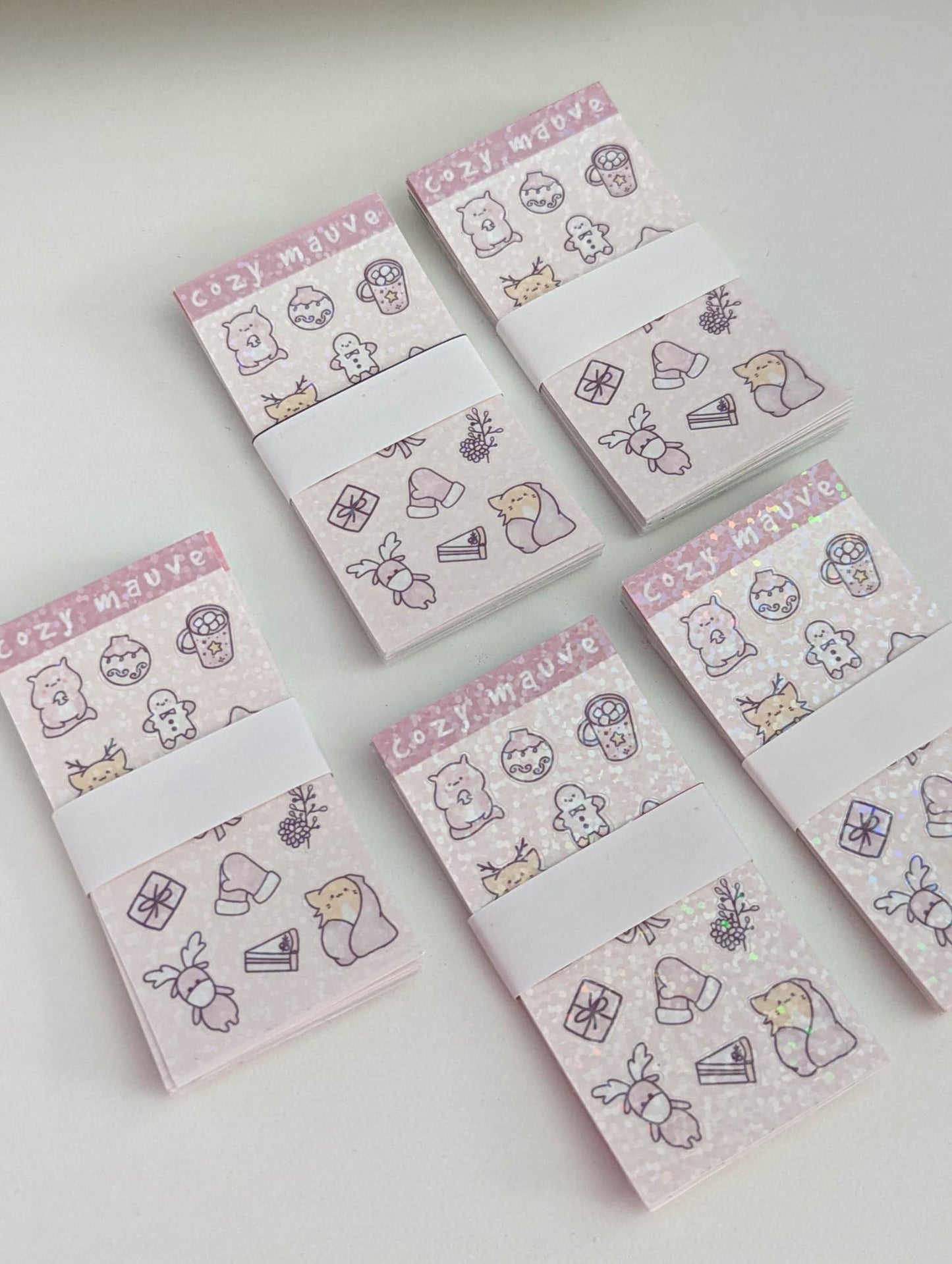 MINI cozy sticker sheets