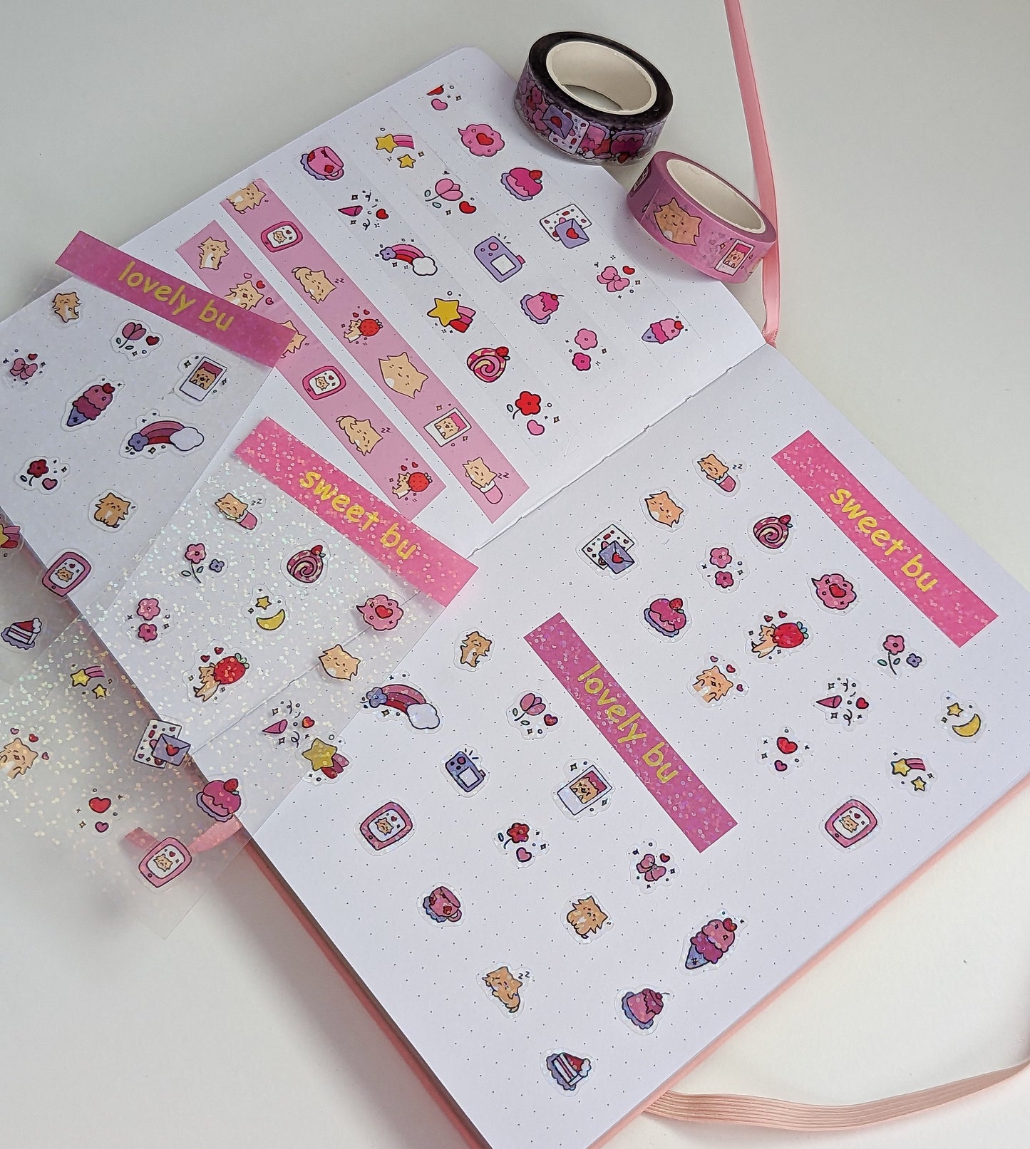 lovely bu sticker sheet