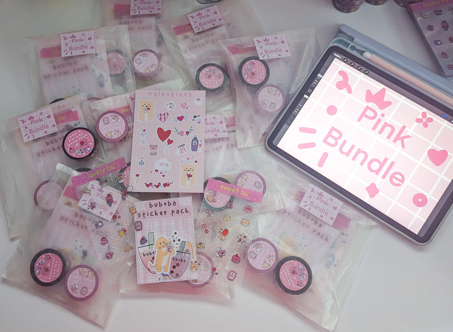 pink aesthetic bundle