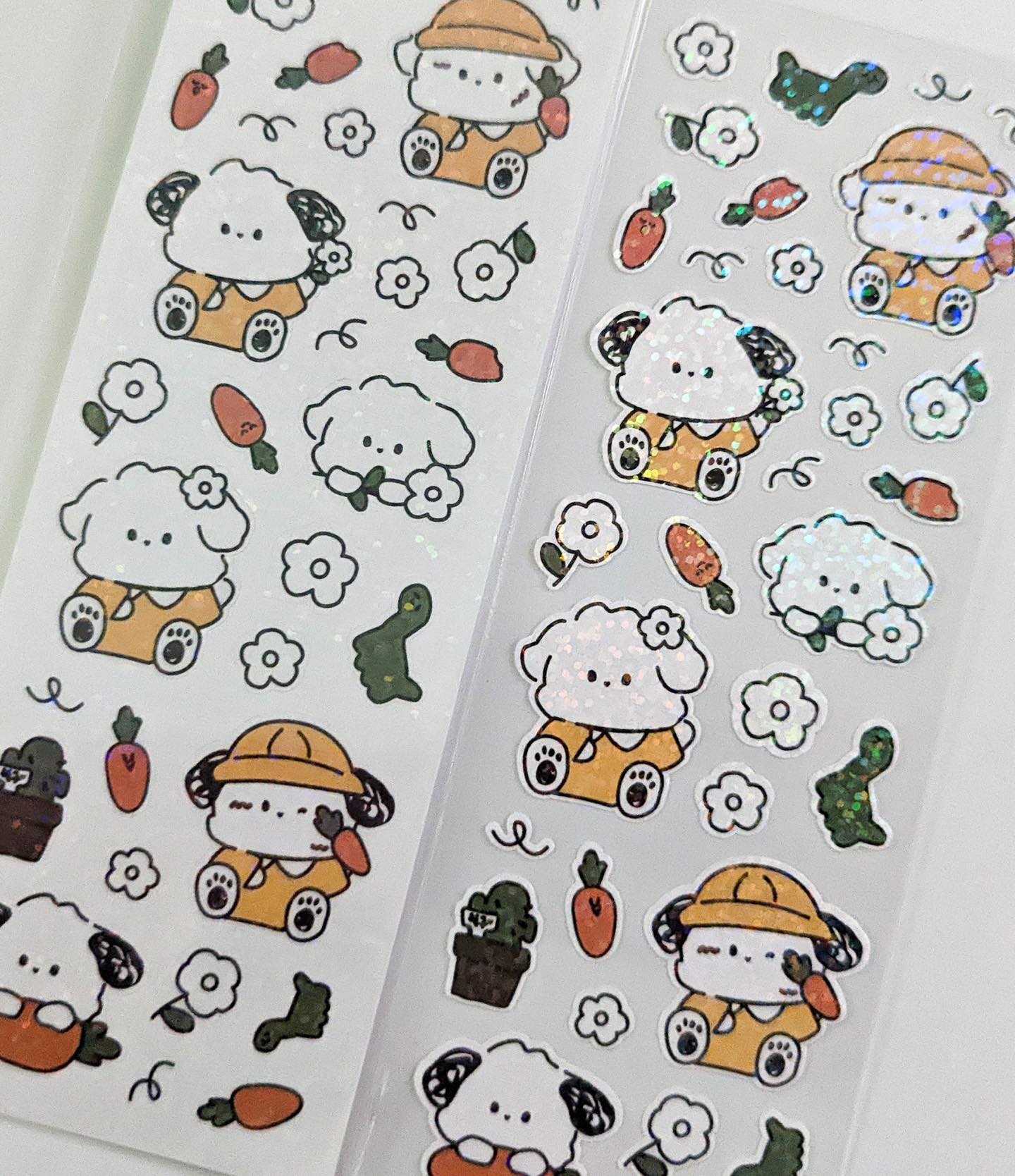 snow dressed sticker sheet