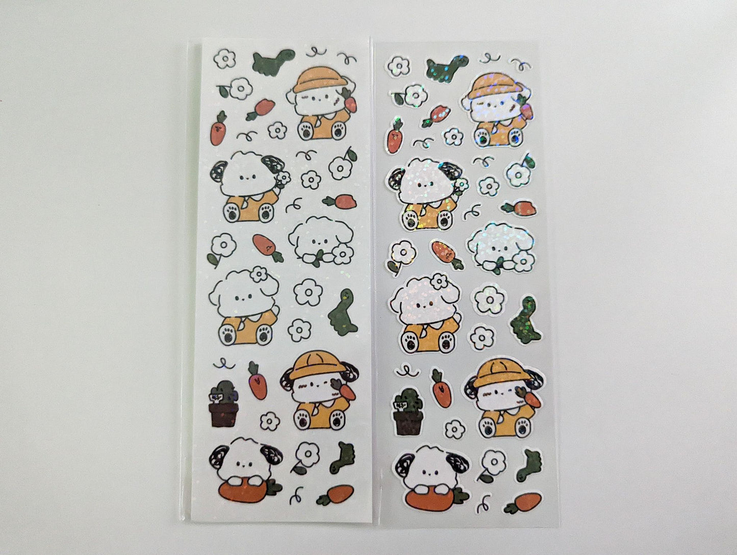 snow dressed sticker sheet