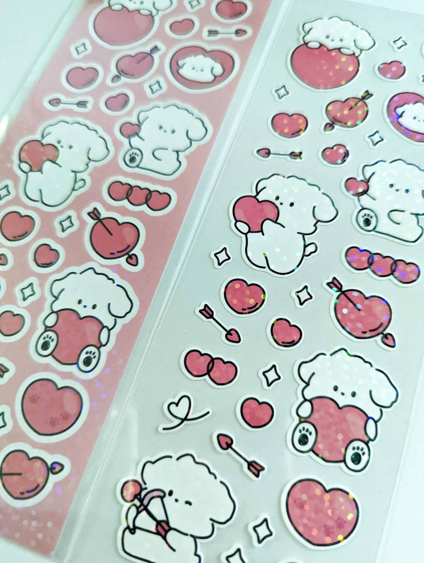 snow love sticker sheet