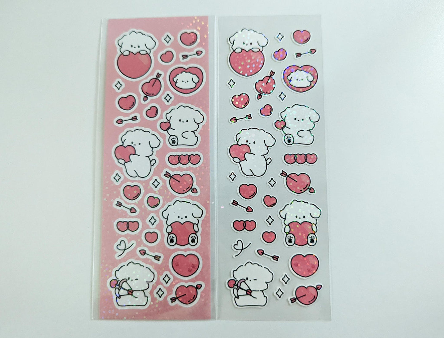 snow love sticker sheet