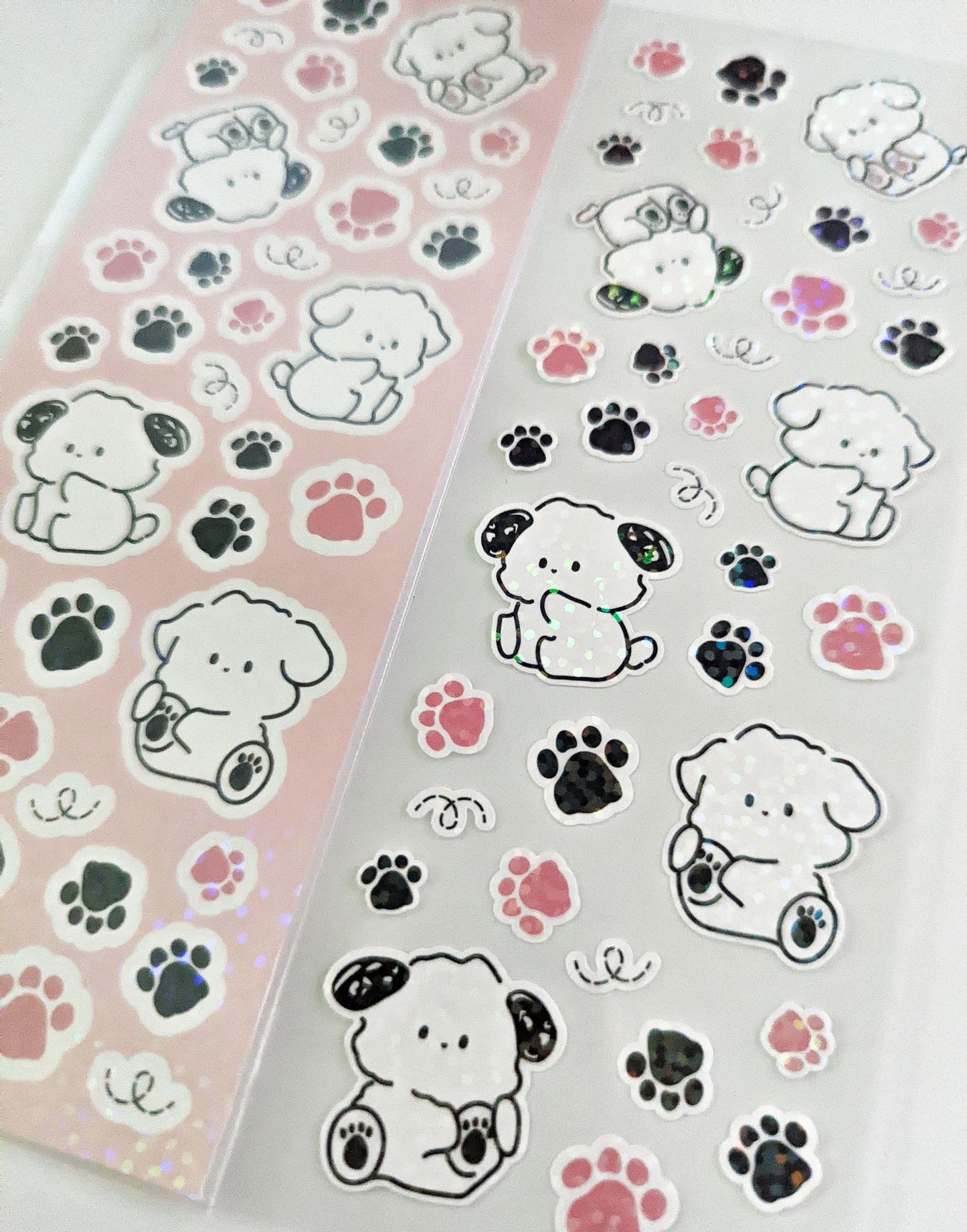 snow's paw sticker sheet