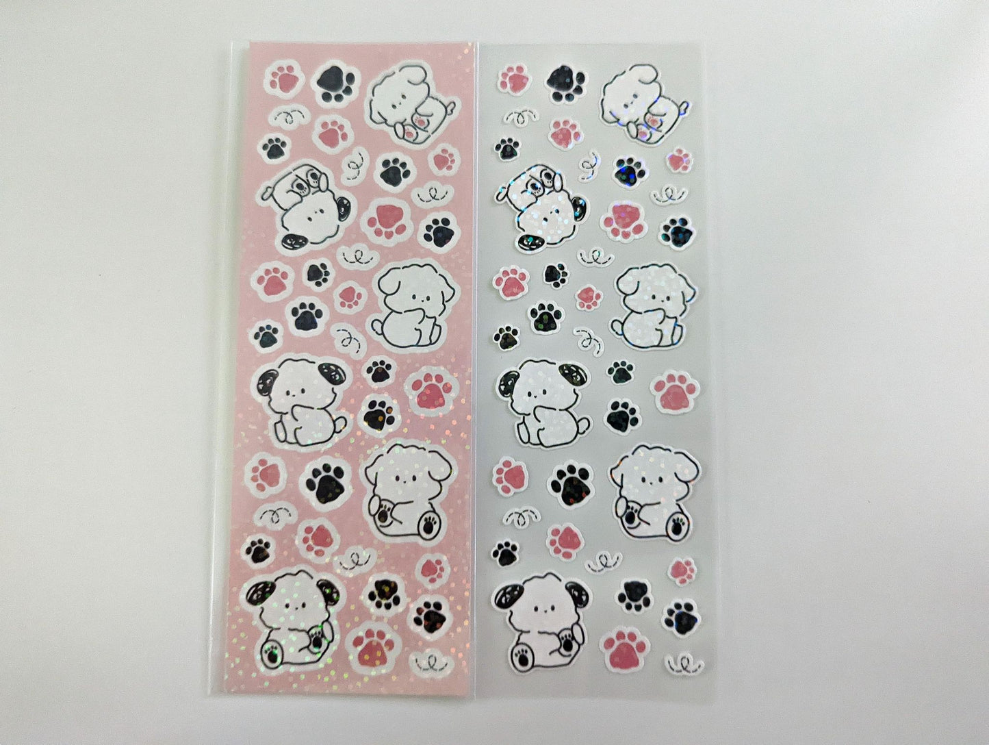 snow's paw sticker sheet